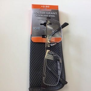 Men’s Foster Grant Stainless Steel Reading Glasses